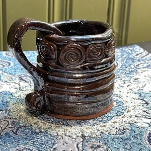 Vintage handmade coffee mug